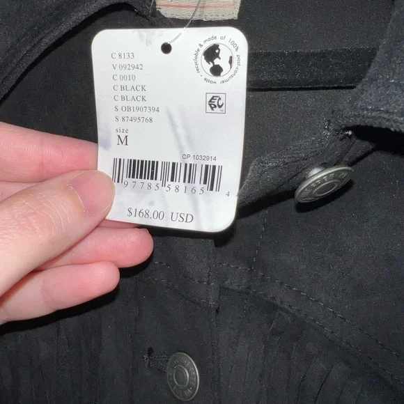 free people vegan suede jacket nwt - Picture 5 of 6